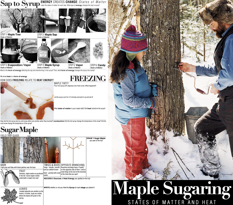 E is for Explore! Sap to Syrup States of Matter and Heat