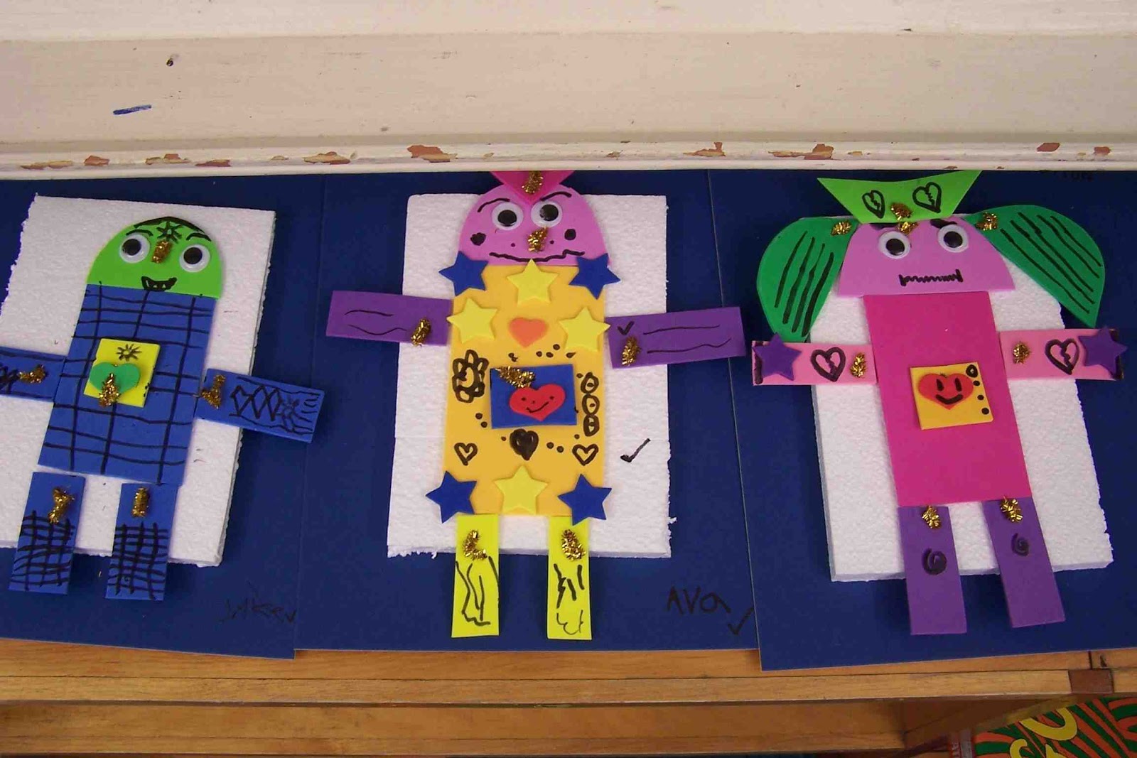Create Art With Mrs. P! Kindergarten 2D Shape Robots