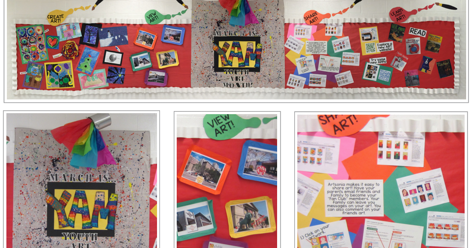 Celebrate Youth Art Month in Illinois! Walker Elementary in Clarendon