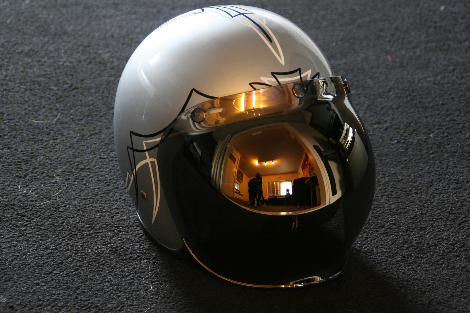 yellow bubble visor