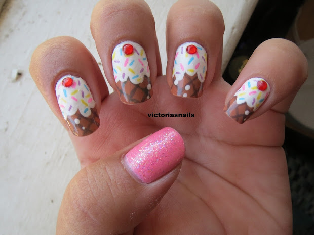 yummy nail art ice cream fashionate