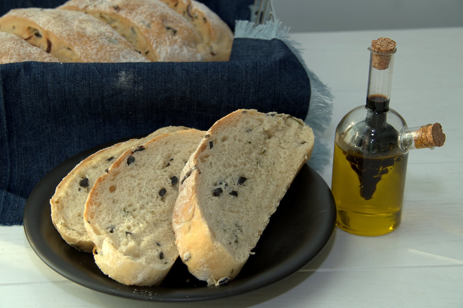 Phoebe's Flying Kitchen Savory Greek olive bread