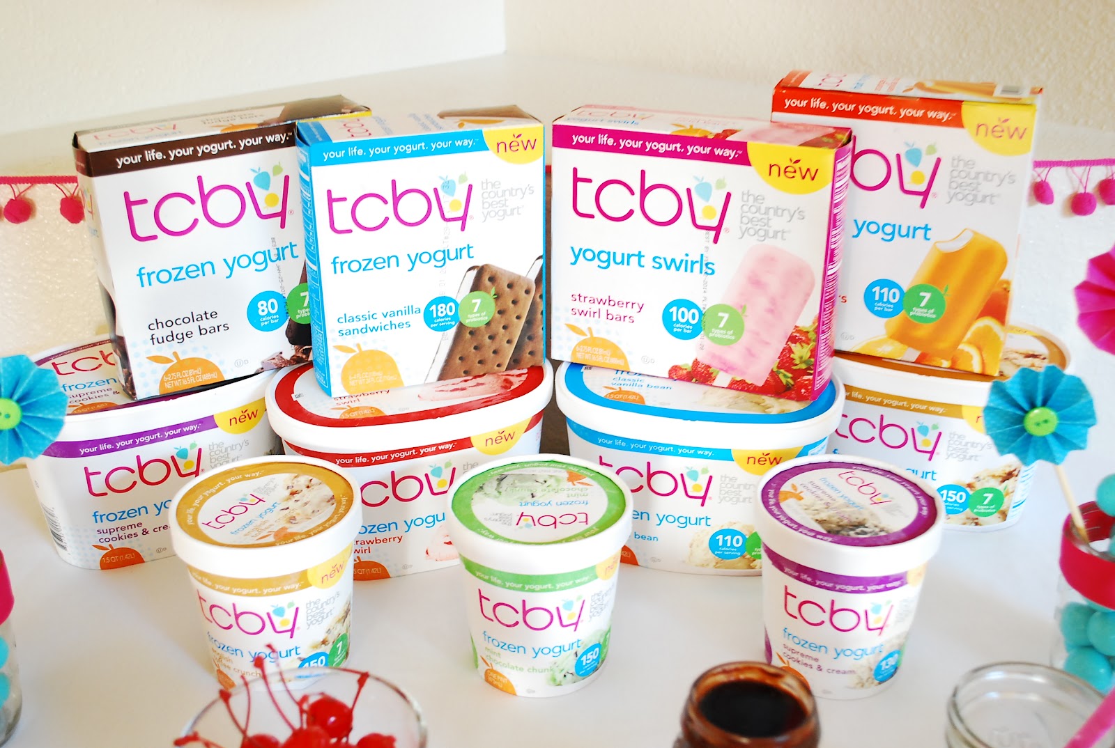 TCBY Frozen Yogurt Party TCBYGrocery