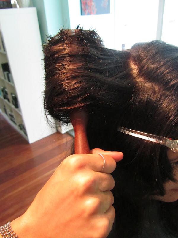 Brushin with the Stylist