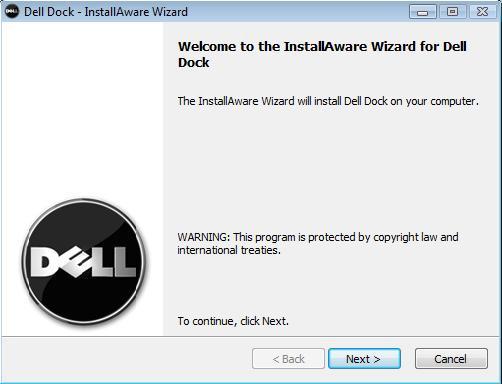 Dell Dock Installation Windows Vista