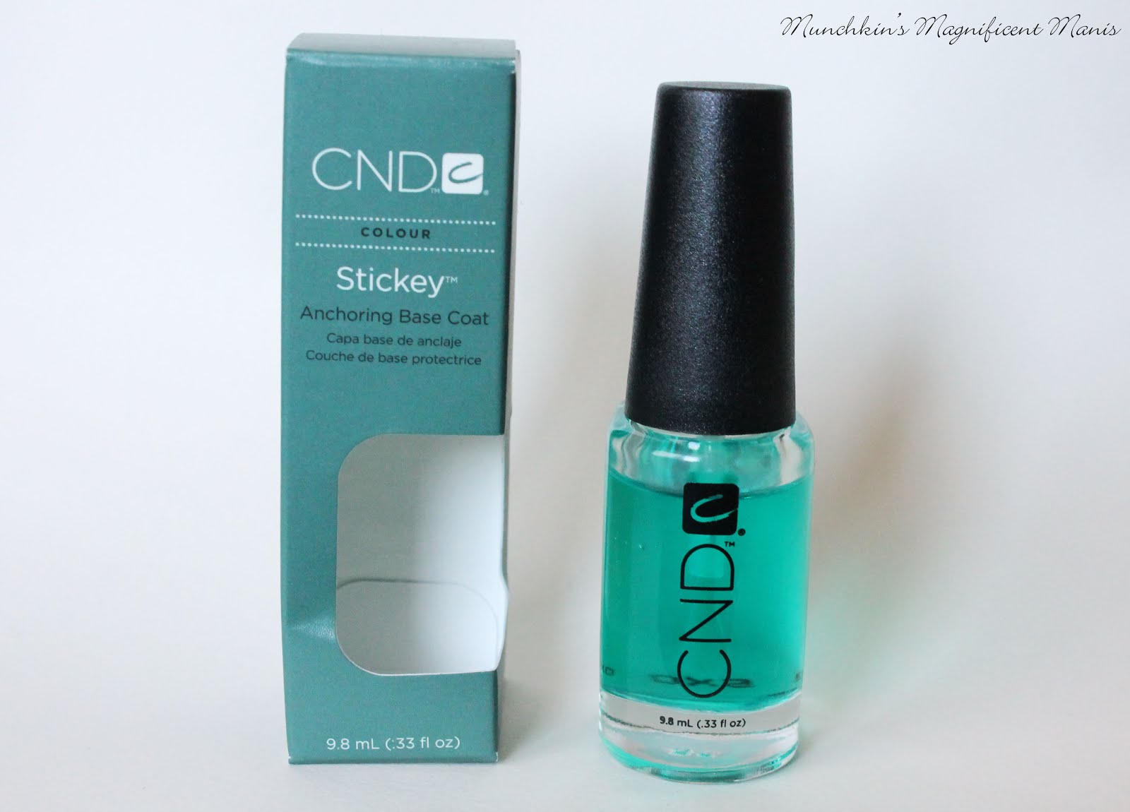 Munchkin S Magnificent Manis All About The Base And Top Coat Cnd Sticky Base Coat