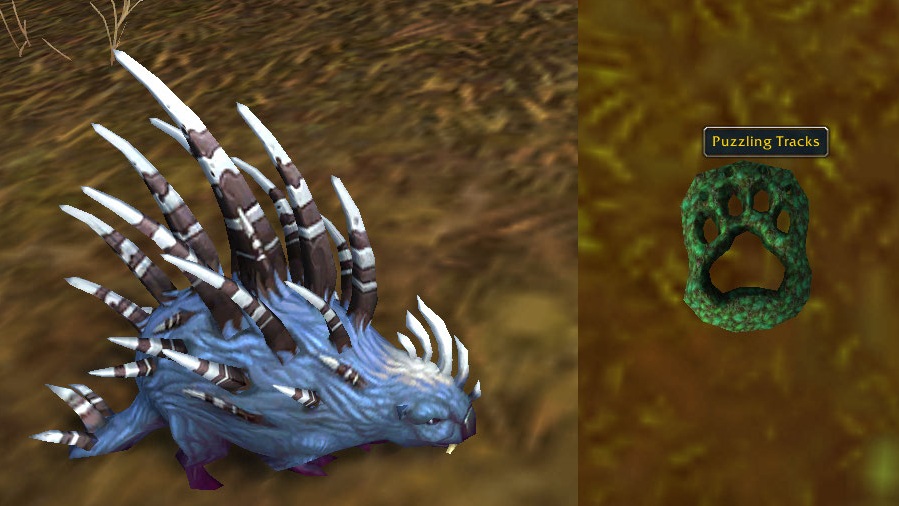 WoW Rare Spawns Bristlespine Trackable Hunter Pet (Porcupine)