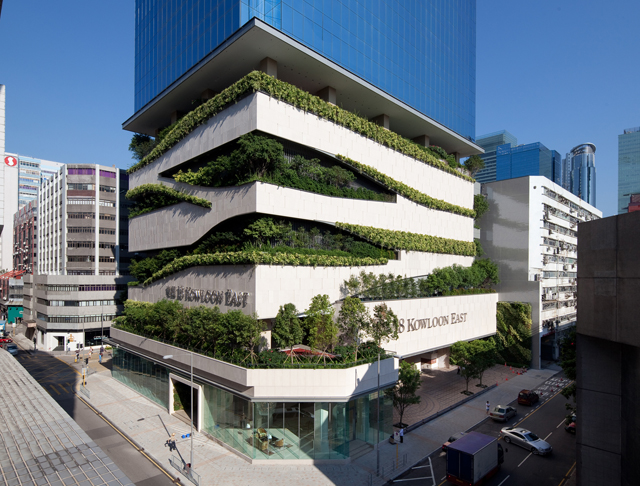 Prédio em Hong Kong tem um incrível terraço verde