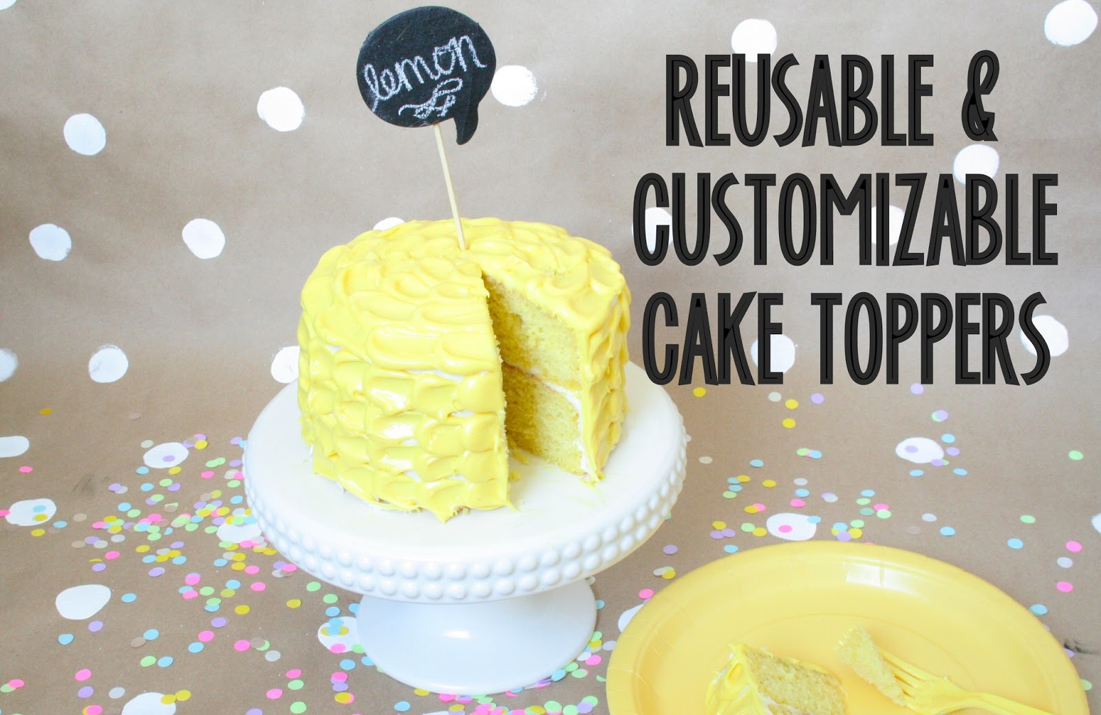 Tied Ribbon Cake Toppers Sugar Bee Contributor Post