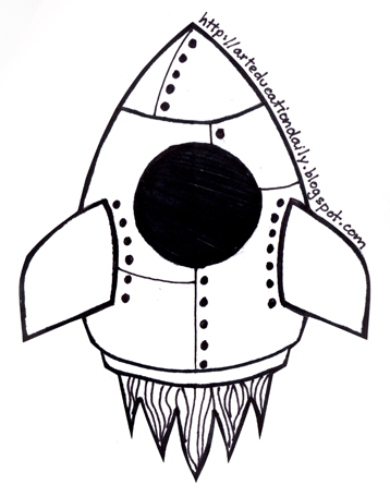 The Rocket Ship Sucker Sleeve Template The Rocket Ship Sucker Sleeve Template