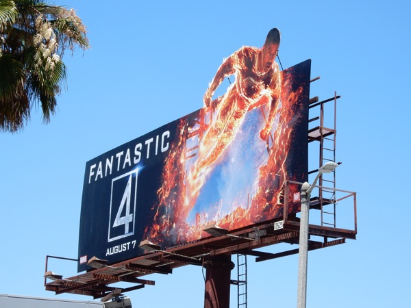 Human Torch Fantastic 4 special extension billboard special Human Torch Fantastic 4 movie billboard