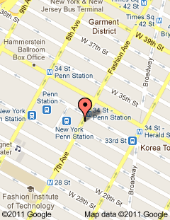 Pennsylvania Station Location Map