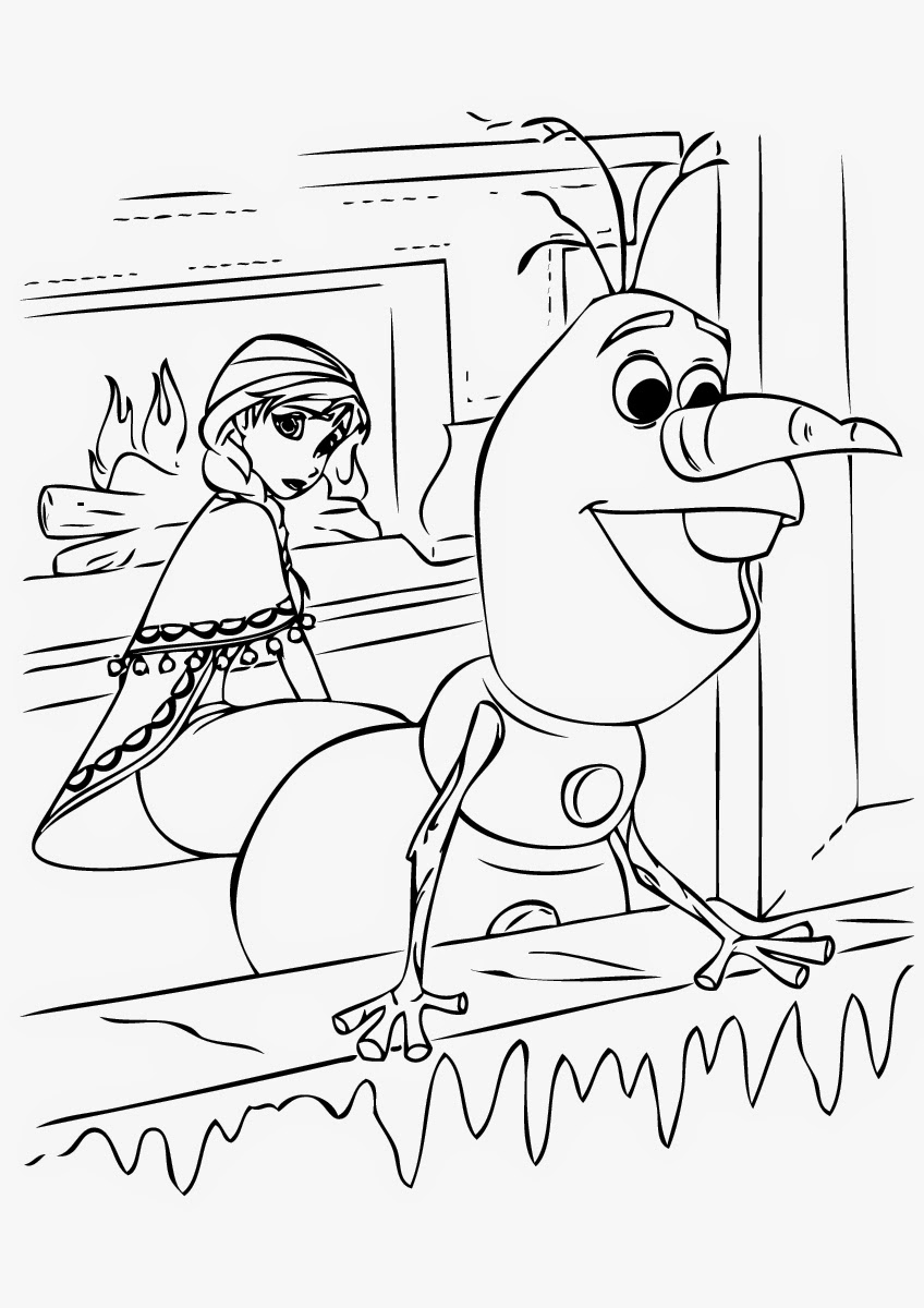 8 Great Olaf Coloring Pages Frozen Instant Knowledge