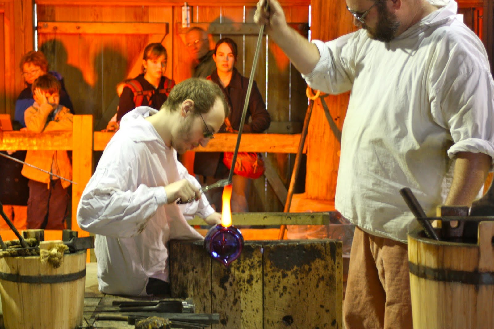 Artful Aspirations by Debbie Bailey Glass Blowing at Jamestown, Virginia