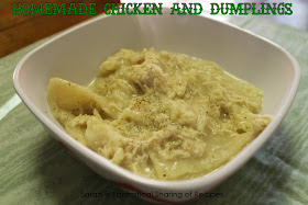 Homemade Chicken & Dumplings - a classic dish perfect for the colder nights! #chicken #dumplings #dinner #soup