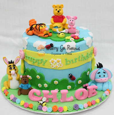 Winnie  Pooh Birthday Cake on Merry Go Round   Cupcakes   Cakes  Winnie The Pooh Birthday Cakes