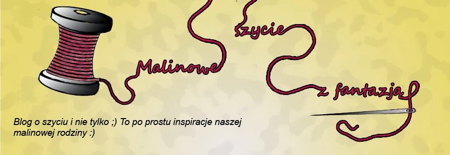 Malinowe szycie z fantazją