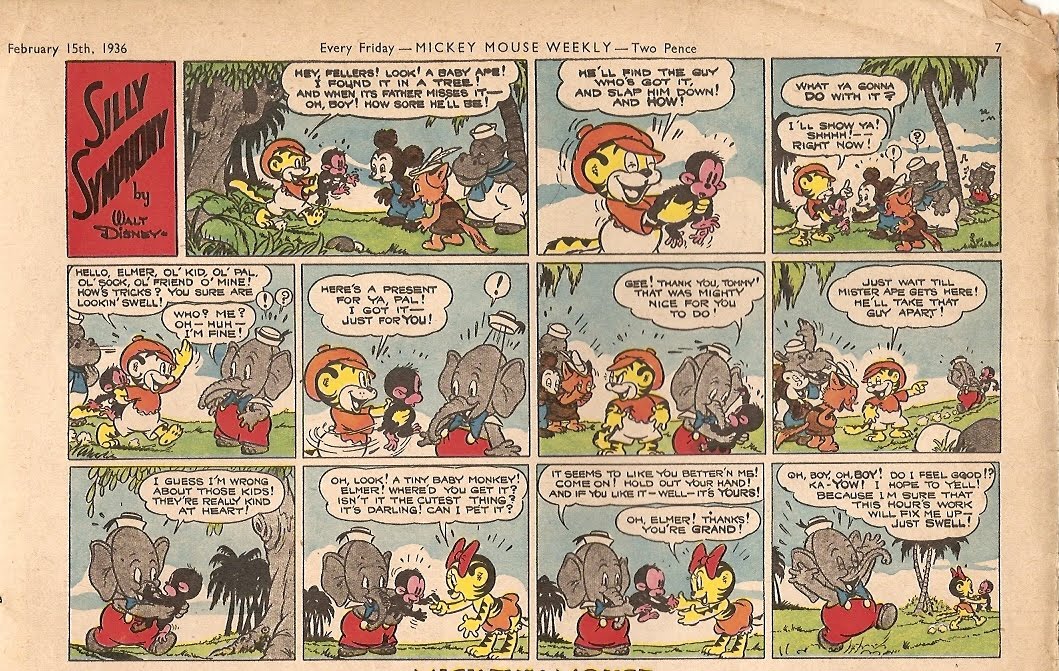 DISNEYVILLE RARE ELMER SUNDAYS FROM 193536