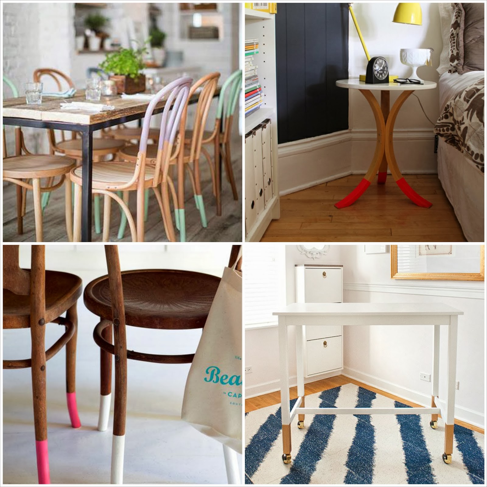 DIY Dip Dye Furniture The Girl Who Spun Gold