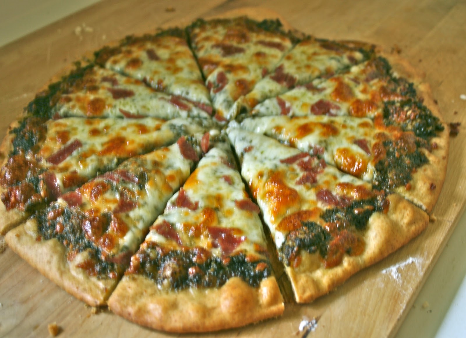 A Tiny Homestead Classic White Pizza