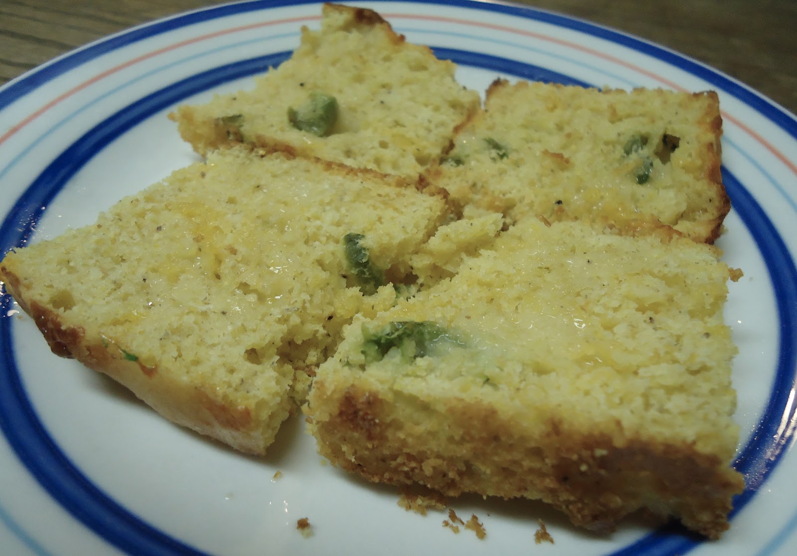 Eat, Run, Read OpenFaced Cornbread Egg Sandwich