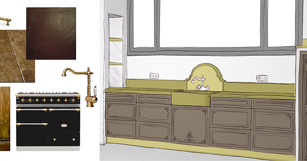 glow interiores: Cocina rústica