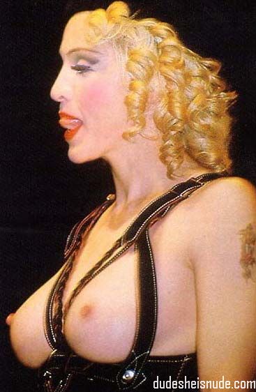Check out Madonna's naked tits they look so saucy and big like ripe mangoes