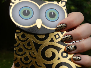 black-gold-owl-free-hand-nail-art-cult-nails-barry-m