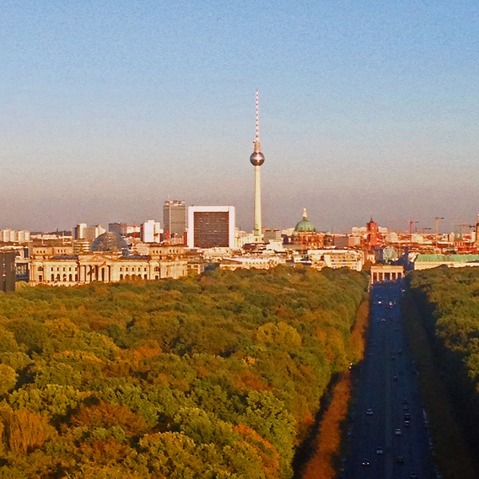 Although the berlin skyline isnt as famous as that of new york city i still find it beautiful