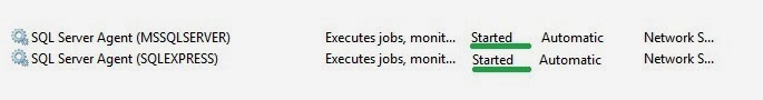 SQL Server Agent Service SQL Server Agent Service