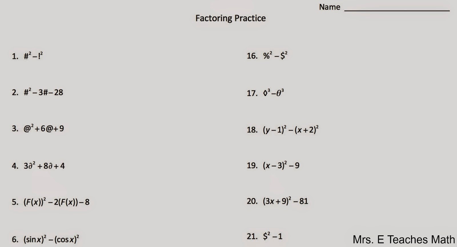 worksheet Trinomial Factoring Worksheet factoring worksheets algebra 2 free library download polynomial functions worksheets