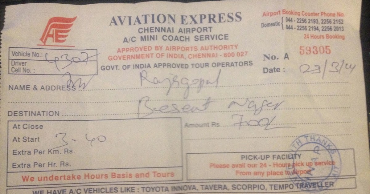 sa_re_ga_me!!: Chennai Airport- Taxi service_ Aviation Express!