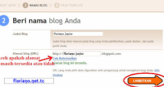cara membuat blog di blogger