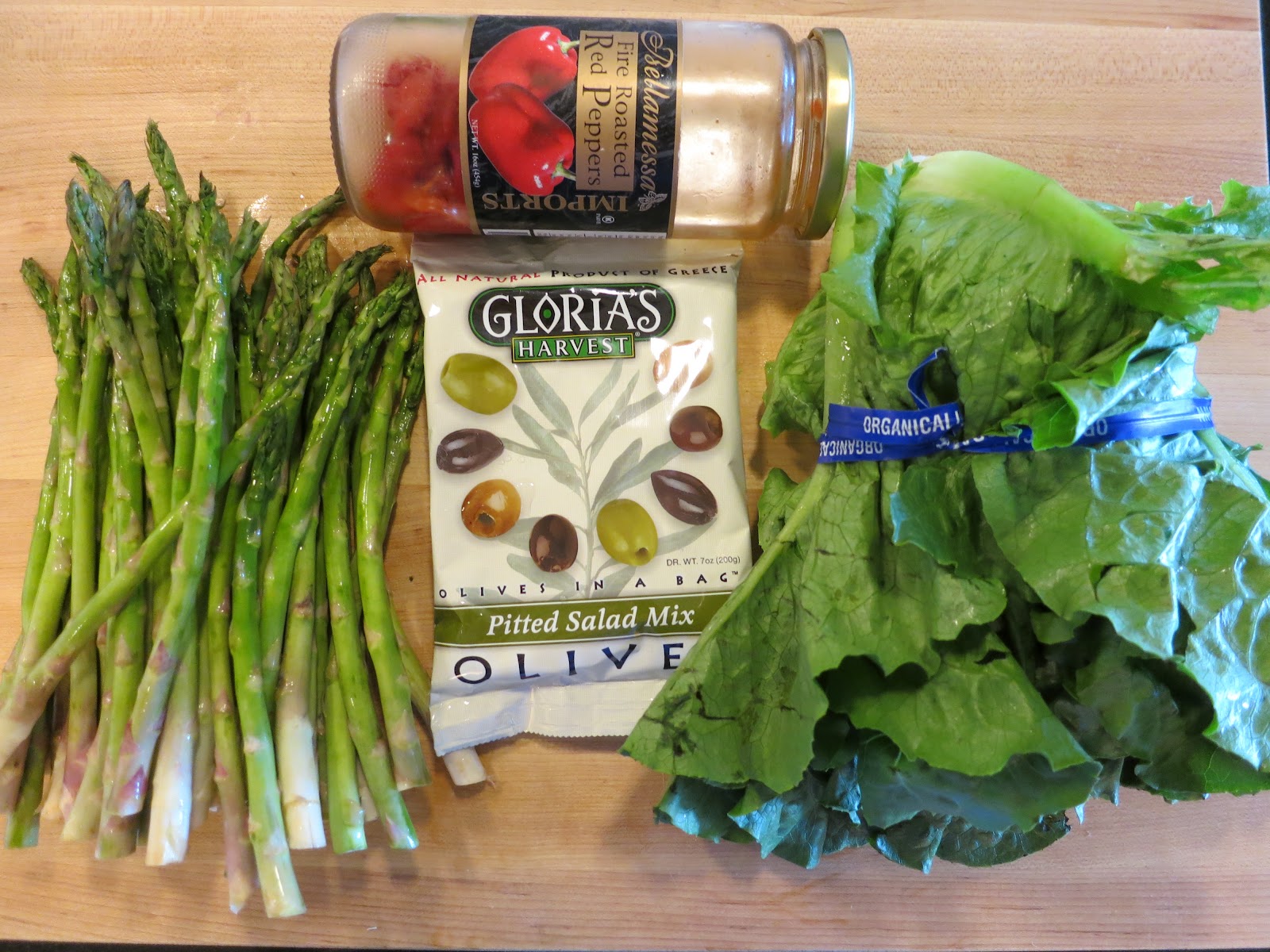 The Veracious Vegan Salad with Asparagus & Olives and Oregano Balsamic