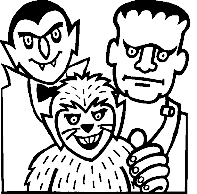 Color Halloween Coloring Pages
