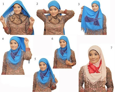 cara memakai hijab segitiga cara memakai hijab segitiga