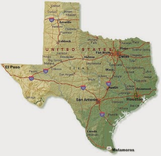 Texas City Map, County, Cities and State Pictures