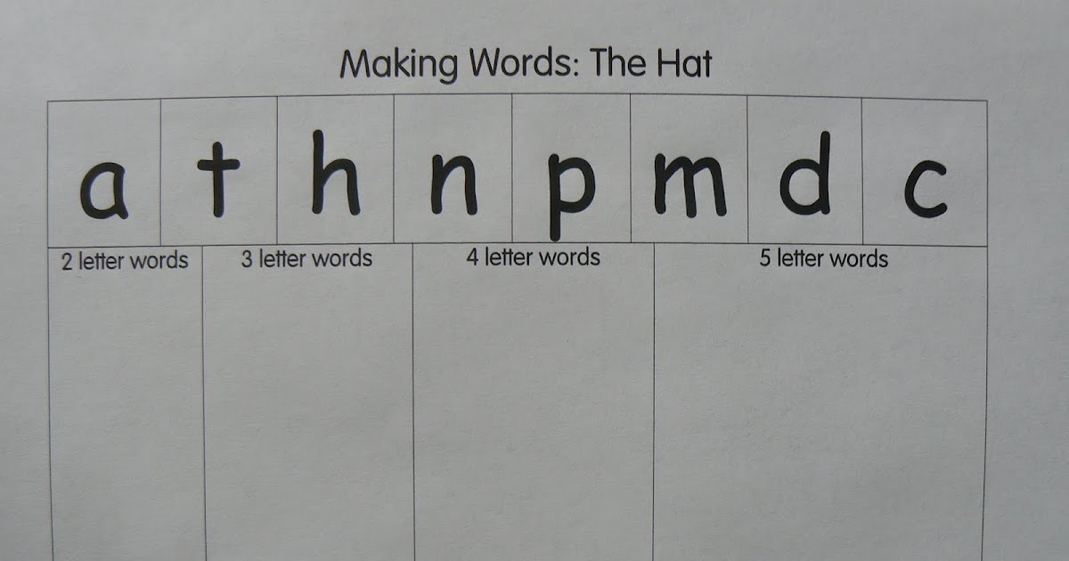 Mrs. T's First Grade Class: Making Words
