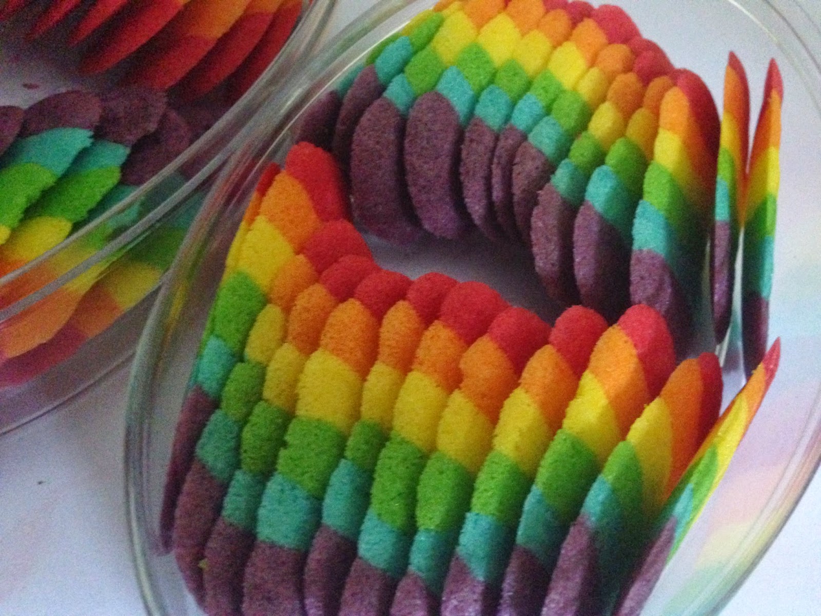ninie cakes house: Super Delicious Rainbow Cookies @ Cat Tongue by Ninie1600 x 1200
