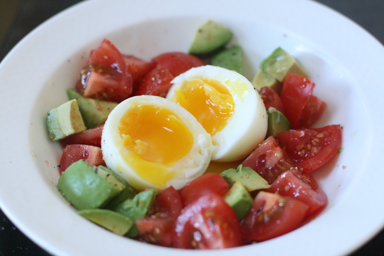 Week of Menus Soft Egg with Avocado and Tomatoes My obsessive nature