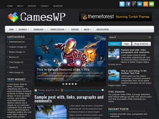 GamesWP blogger template