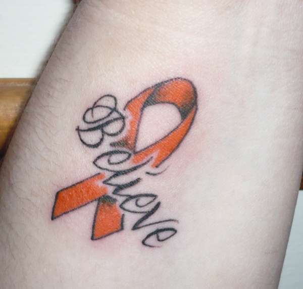 Breast Cancer Ribbon Tattoos