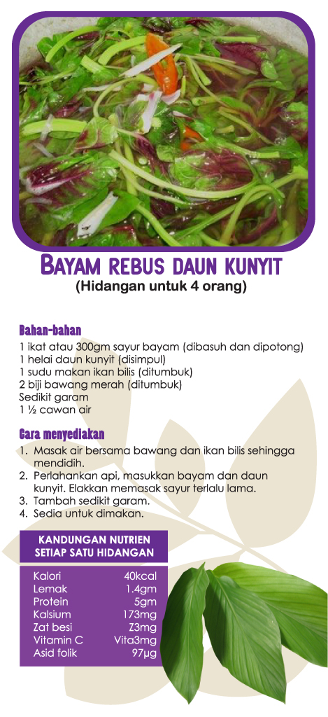 Lets Be Beautiful Together Resepi Untuk Ibu Hamil Anemia 2