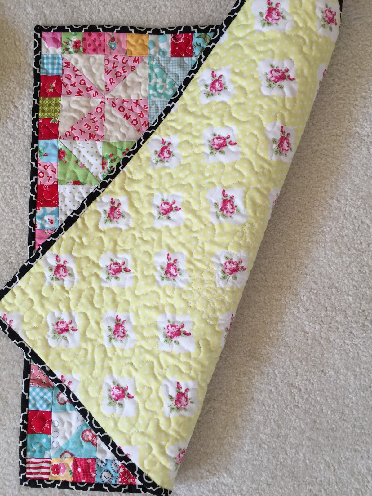 dream quilt create Embroidered Mini Quilt