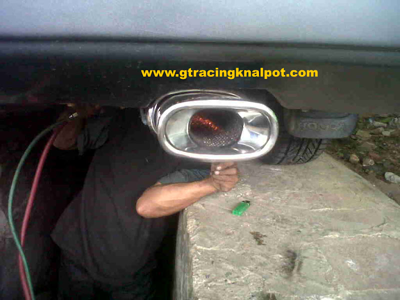 tentang knalpot di mobil ini silahkan hubungi GT RACING KNALPOT title=