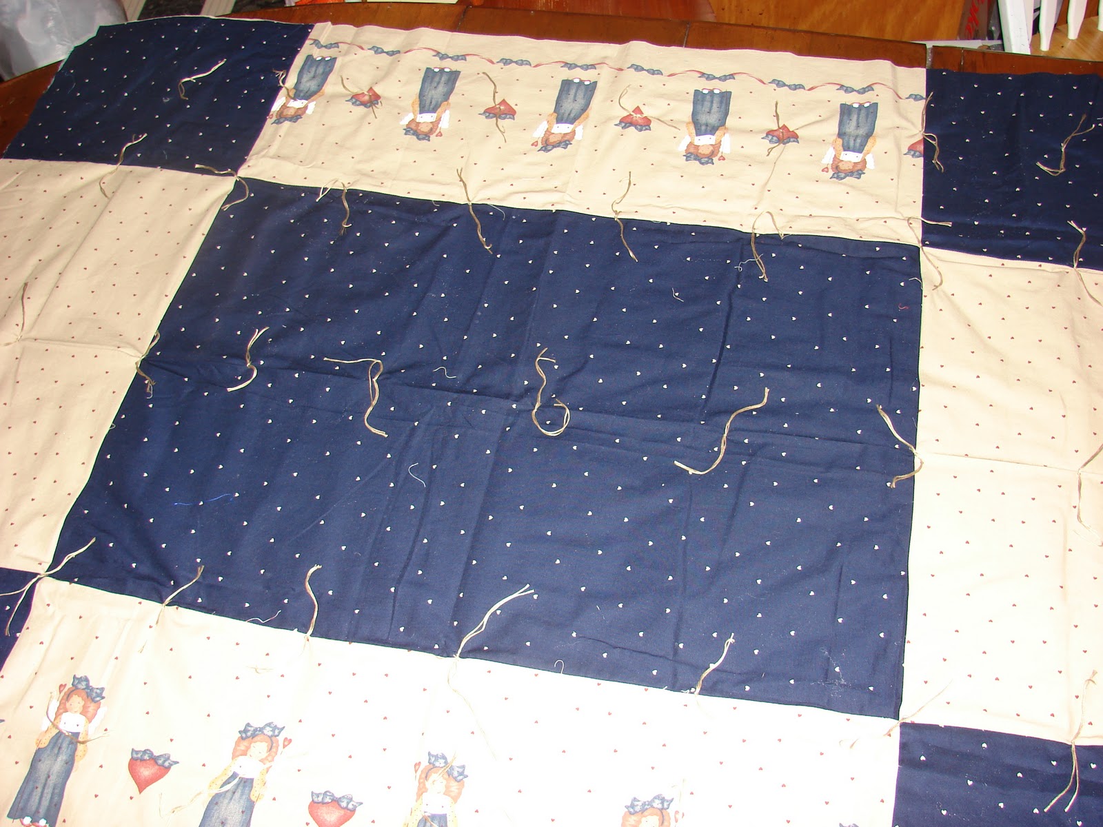 North Hills Quilter Vertical quilt tying frame