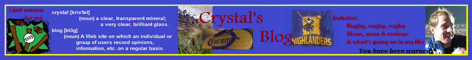 Crystal's Blog