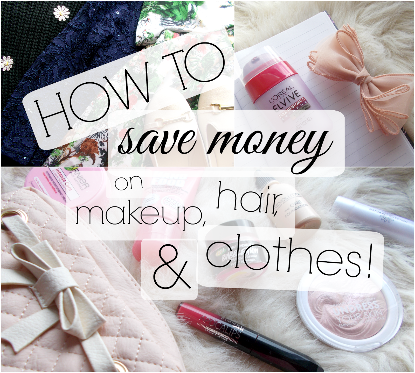 how to save money on makeup hair clothes money saving tips thrifty the money shed