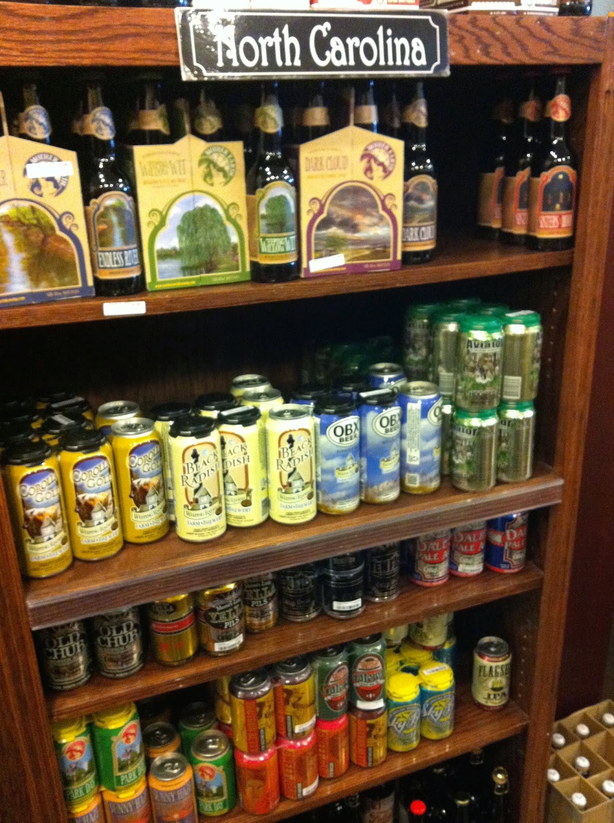 Musings Over a Barrel North Carolina Vacation Beer Tally