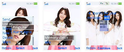 韓國女團Kara SonyEricsson手機主題for Elm/Hazel/Yari/W20﹝240x320﹞